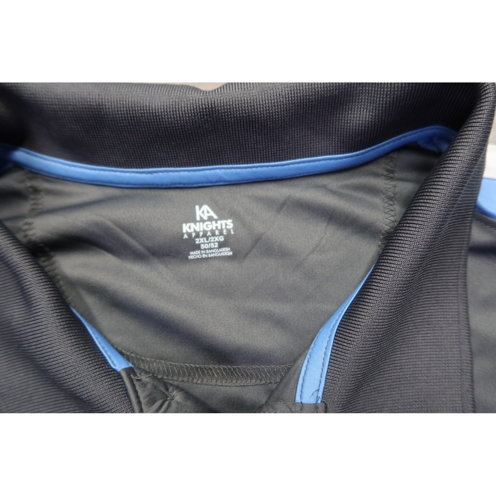 UNC University of North Carolina Tar Heels Polo Shirt Gray Blue NWT New - Picture 3 of 6